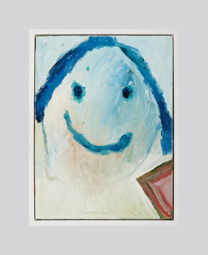 Bel Fullana – SWEETY BLUE POTATO. Oil on canvas. 40 x 30 cm. 2016