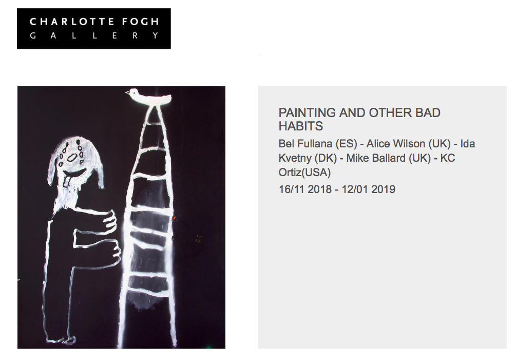 Bel Fullana – ‘Painting and other bad habits’ in Charlotte Fogh Gallery